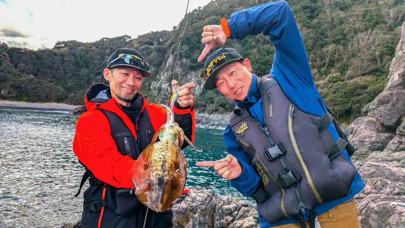 エギングが好っきゃねん！ 4 初冬の山口県青海島でエギング対決！？