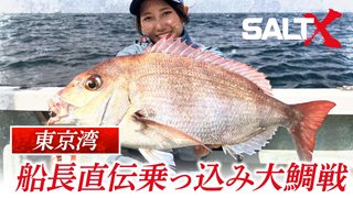 SALT X | 50 ノッコミの大鯛を狙う！東京湾のタイラバ | 釣りビジョンVOD