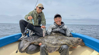 北海道オヒョウジギングでモンスター出現！