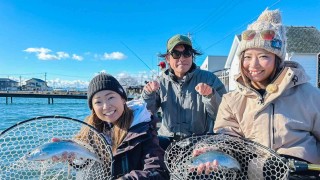 休日は釣りに夢中！ 63 お年玉争奪バトル！？静岡県焼津市でエリアトラウトに夢中！